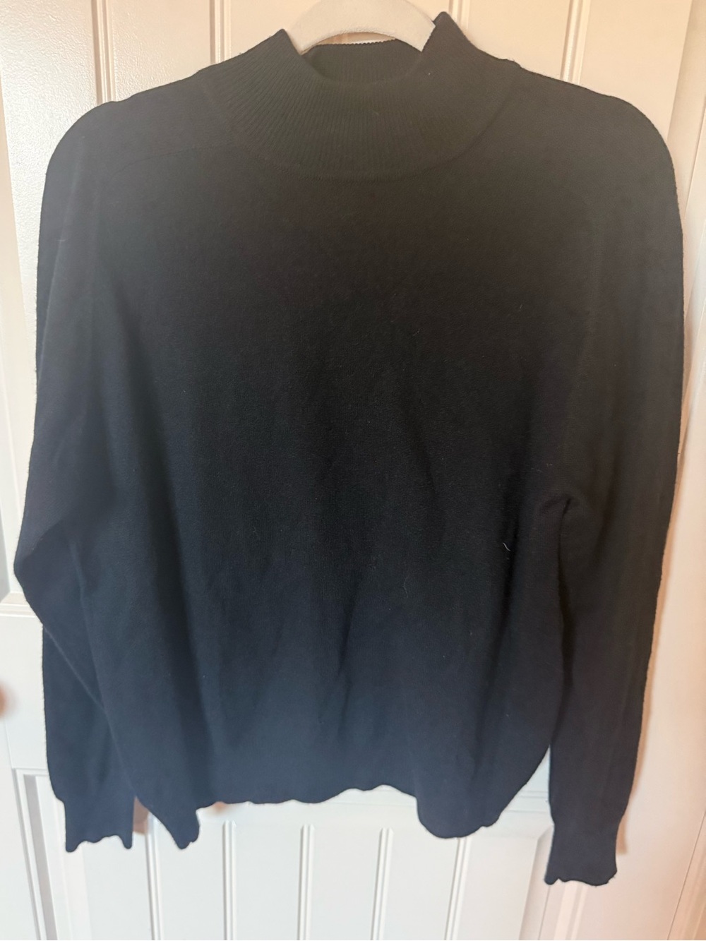 Women’s Black Mock Neck Sweater